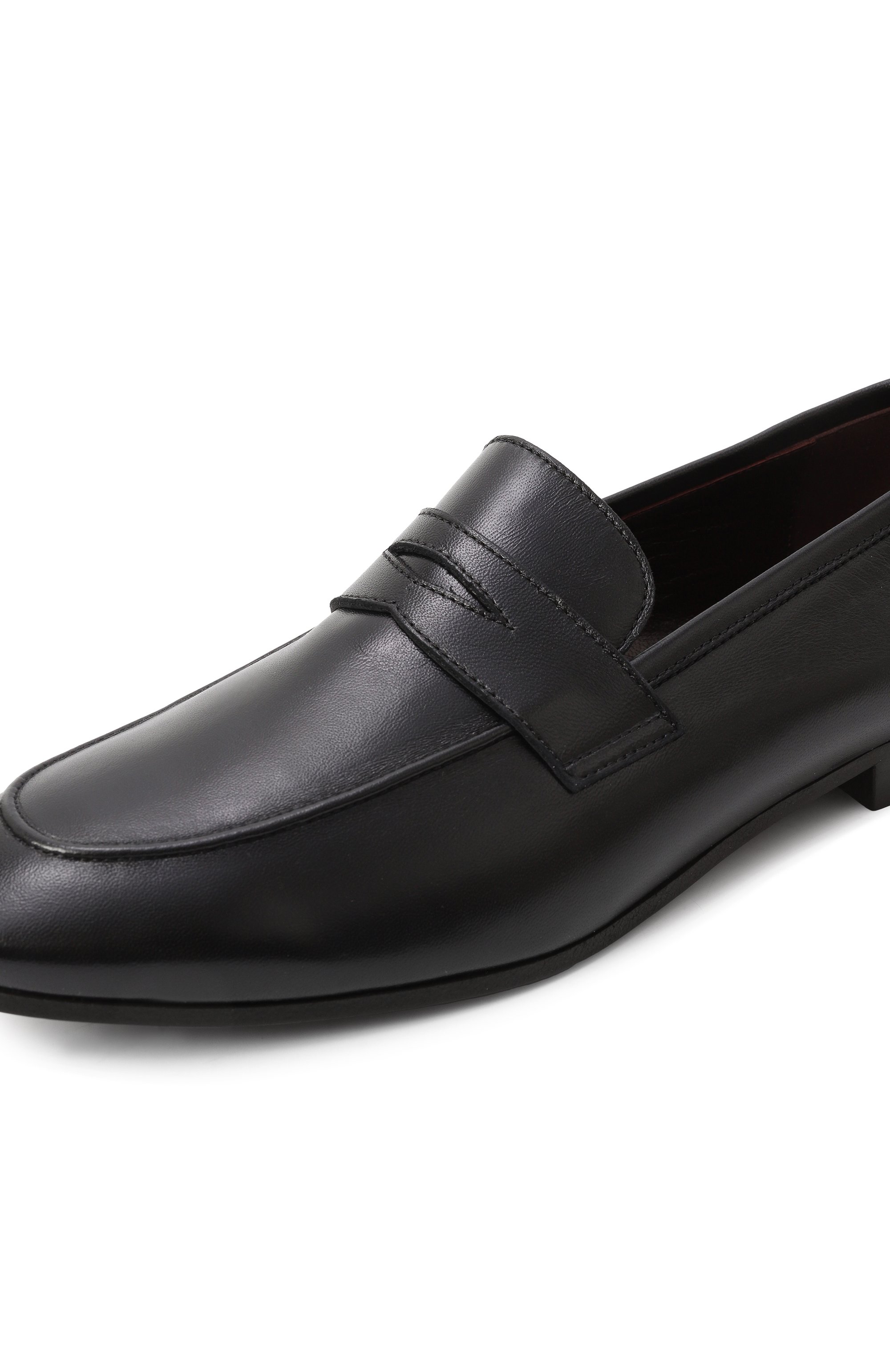 Кожаные пенни-лоферы BOUGEOTTE, арт. FLS-LEGANA-BLACK, фото 7