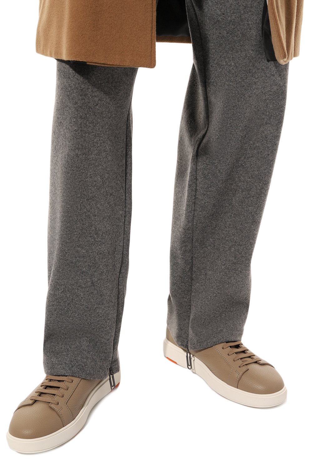 Кожаные кеды cleanic SANTONI, арт. MBCD21571BARCSB4N01, фото 3