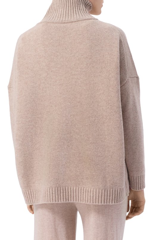 Шерстяной свитер Weekend Max Mara B0RGIA Бежевый  B0RGIA Фото 4