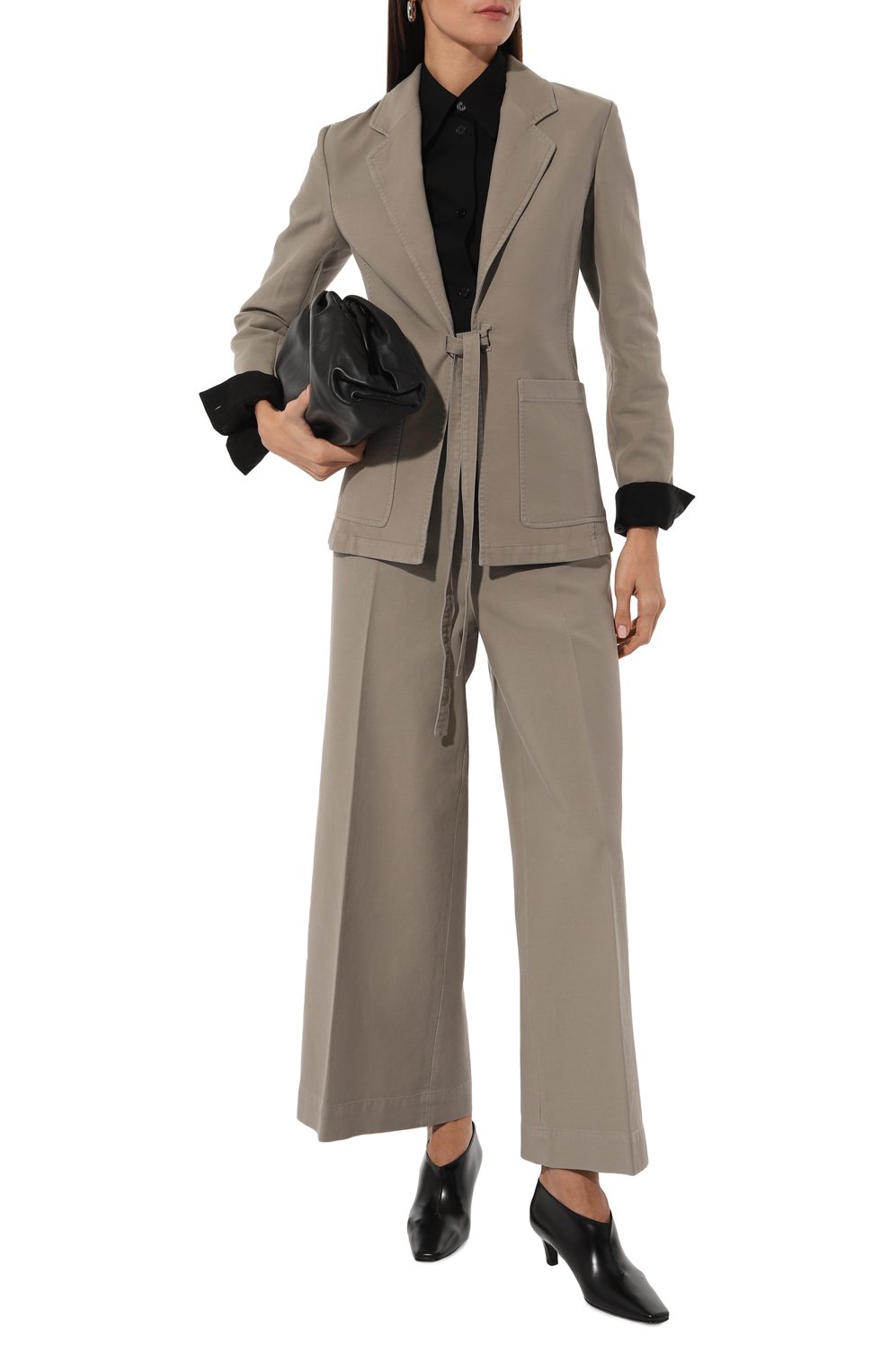 Хлопковый жакет TOTEME, арт. 243-WRZ0042-FB0189, фото 2