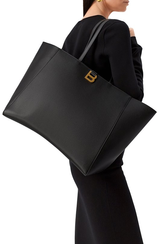 Сумка-тоут Hourglass Soft large Balenciaga 819380/2ABE7 Чёрный  819380/2ABE7 Фото 2