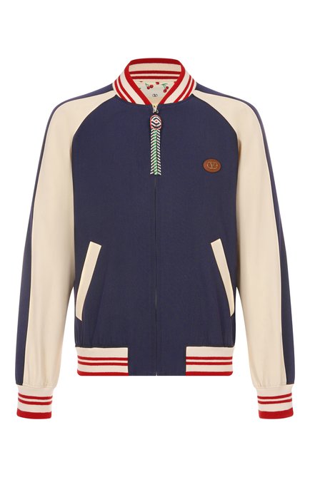 Мужской бомбер из шерсти и хлопка VALENTINO, арт. 7V3CIP63/AWS