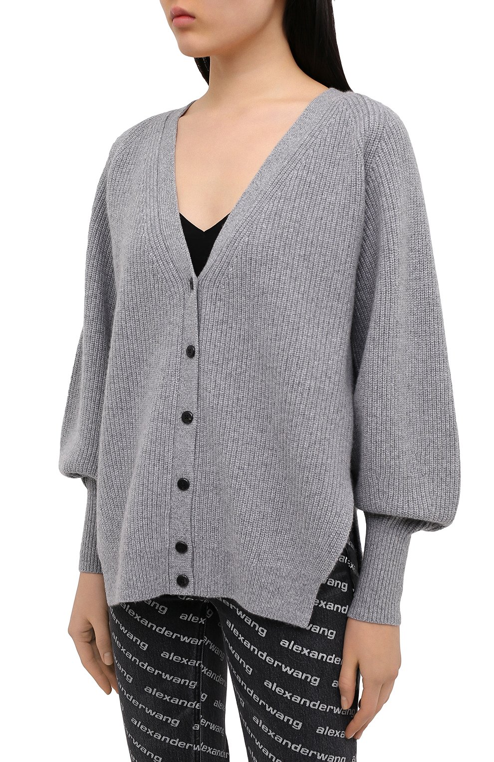 Кардиган из шерсти и вискозы ALEXANDER WANG, арт. 1K493084K4, фото 3