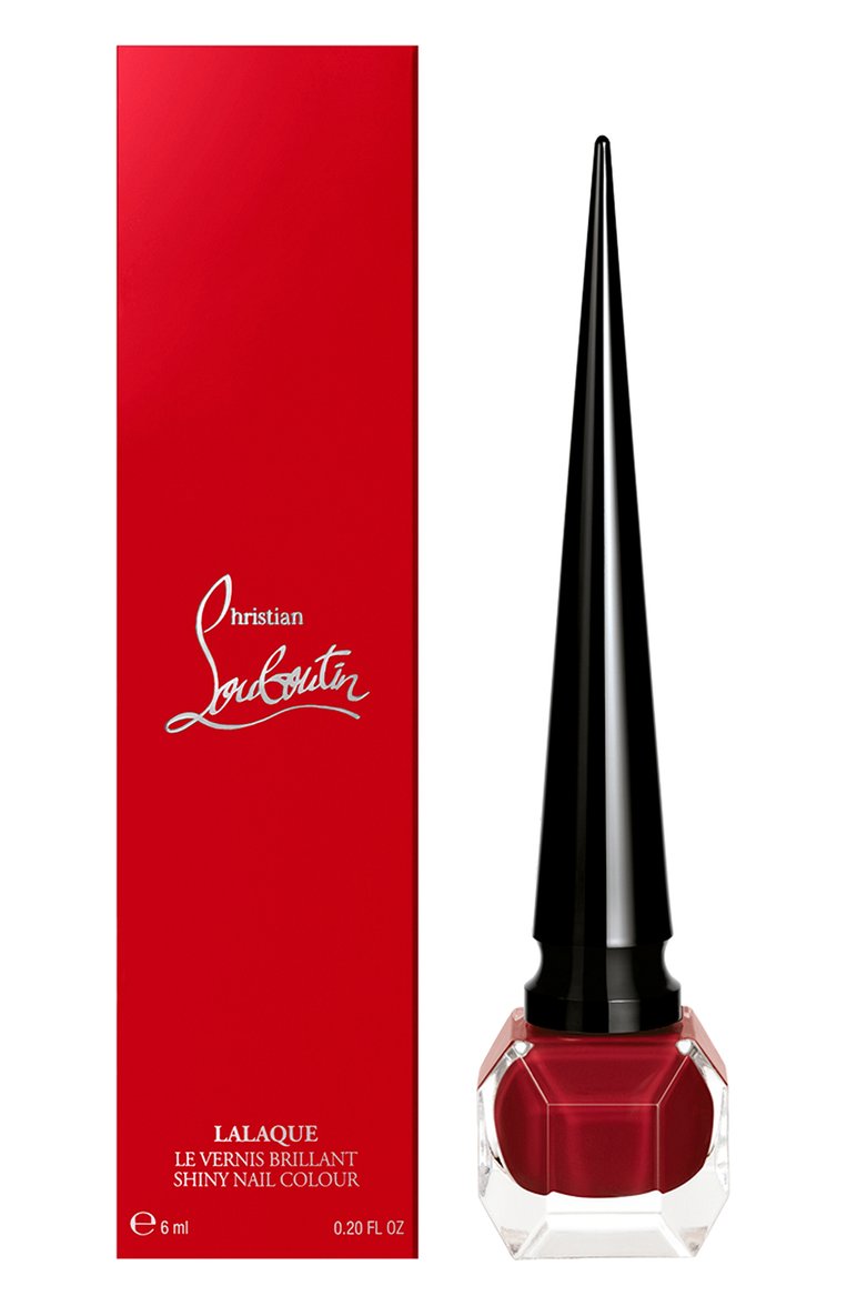 Лак для ногтей lalaque le vernis, оттенок very privé red 118 (6ml) CHRISTIAN LOUBOUTIN  цвета, арт. 8435415075411 | Фото 3 (Региональные ограничения белый список (Axapta Mercury): Не проставлено; Нос: Не проставлено)