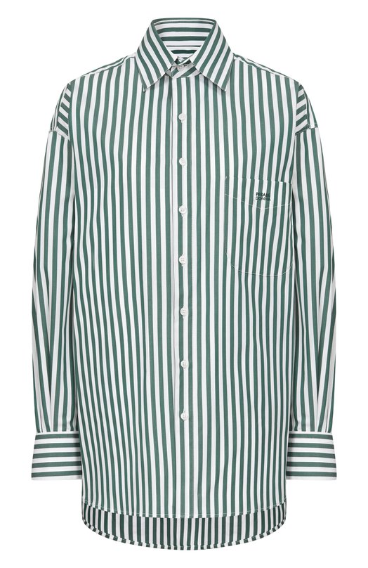 Хлопковая рубашка Paramidonna CR26VSSG-1 Зелёный CR26VSSG-1