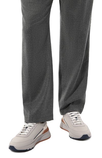 Кожаные кроссовки BRUNELLO CUCINELLI, арт. MZULVB2320, фото 3