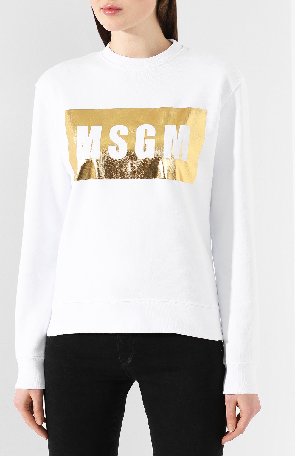 Хлопковый свитшот MSGM, арт. 2841MDM96 207299, фото 3