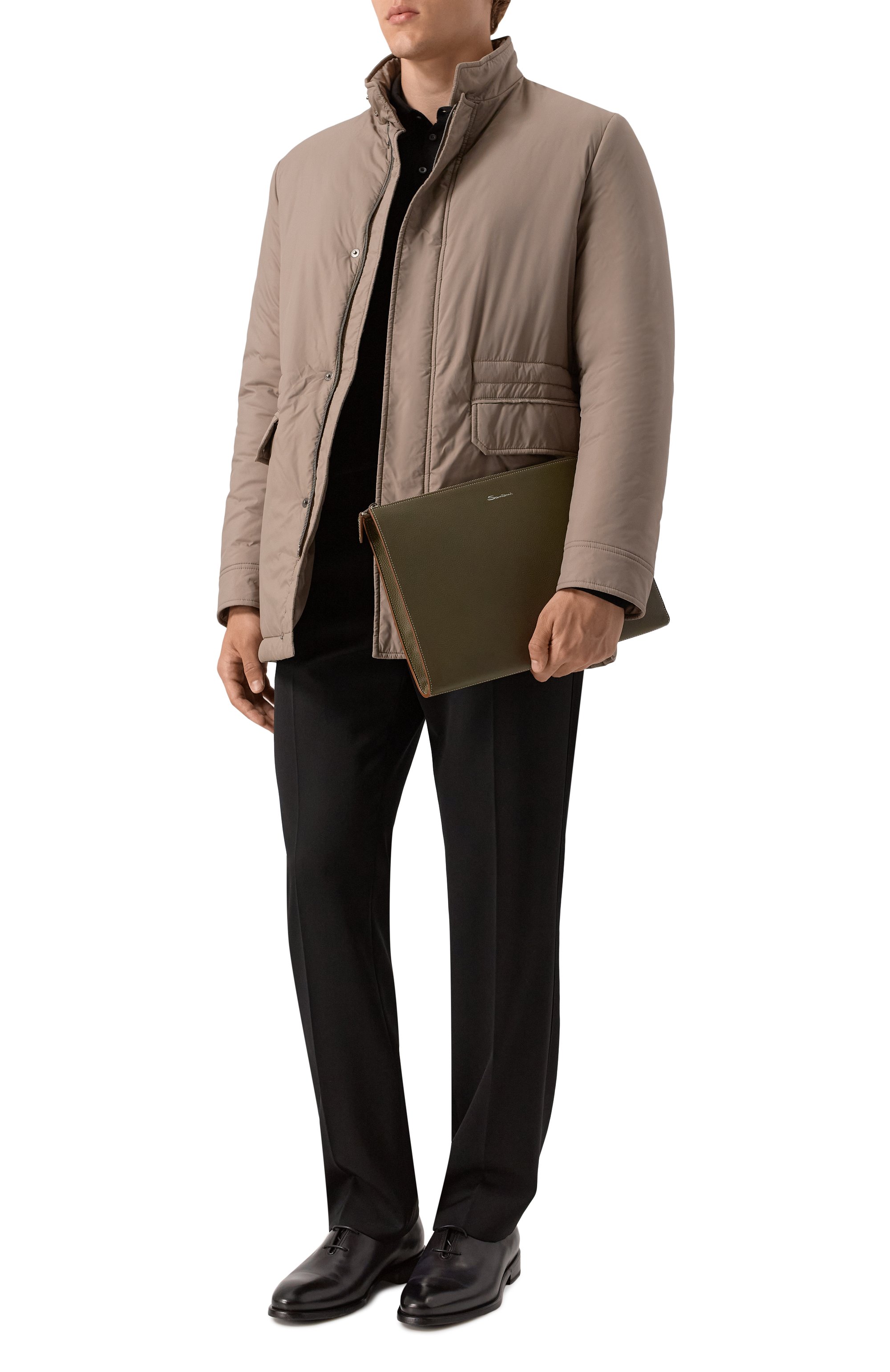 Кожаная папка для документов SANTONI, арт. UFPGA2519F0-ASIW, фото 6