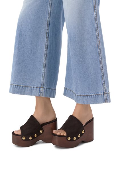 Замшевые сабо ardéa GIANVITO ROSSI, арт. G10201.60LEG.CAMM0KA, фото 2