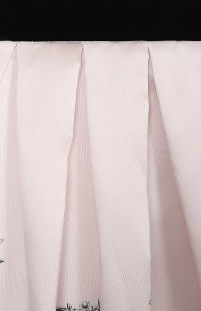 Юбка из вискозы MONNALISA светло-розового цвета по цене 31150 руб., арт. 71F703, фото 3 Юбка из вискозы MONNALISA, арт. 71F703, фото 3
