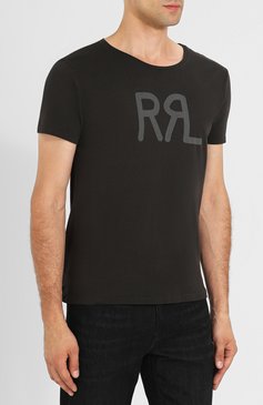 Хлопковая футболка с принтом RRL, арт. 782658264, фото 1