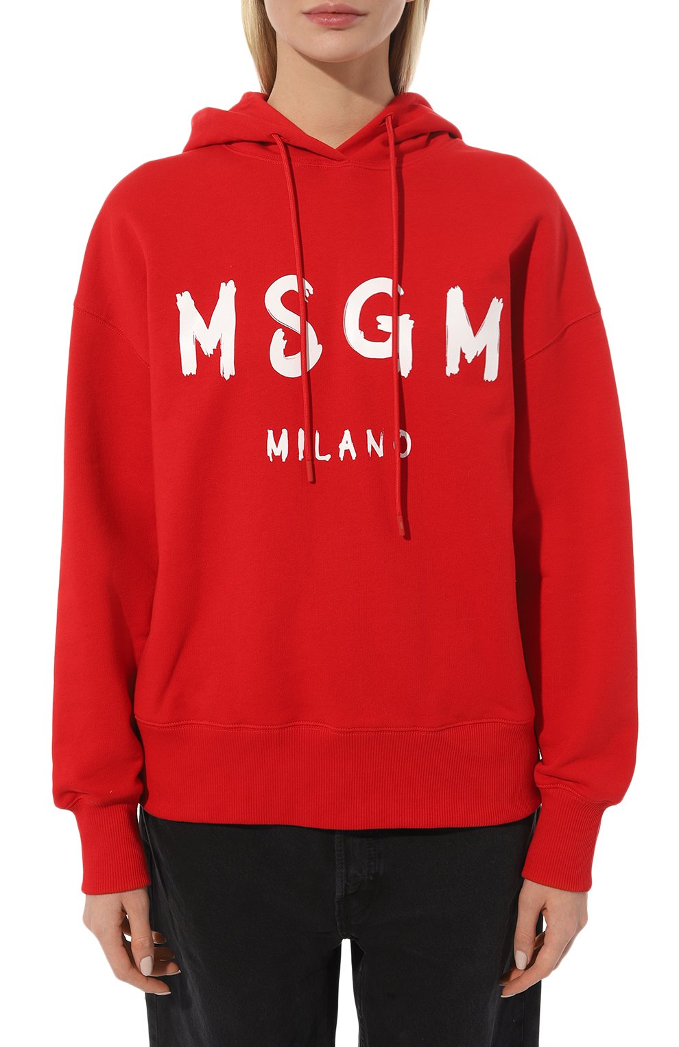 Хлопковое худи MSGM, арт. 2000MDM515 200000, фото 3