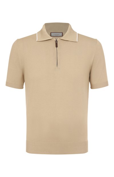 Мужская хлопковое поло CANALI, арт. C1052/MK02261