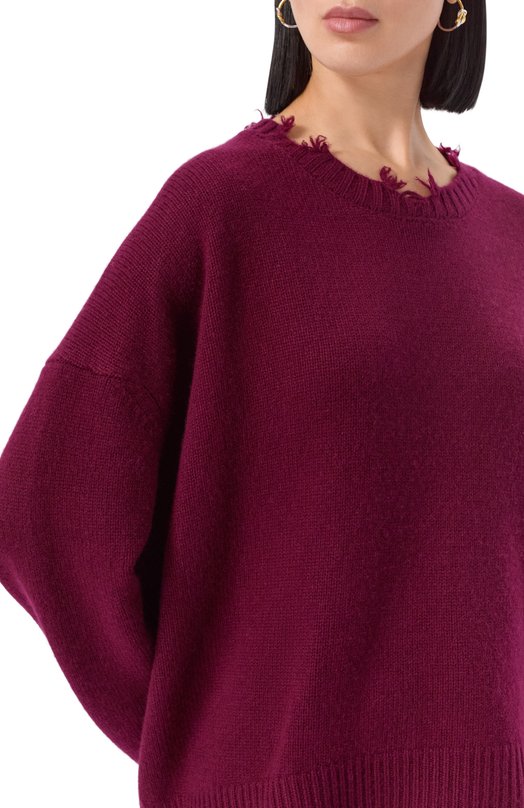 Кашемировый свитер Addicted MK896-1 Бордовый  MK896-1 Фото 5