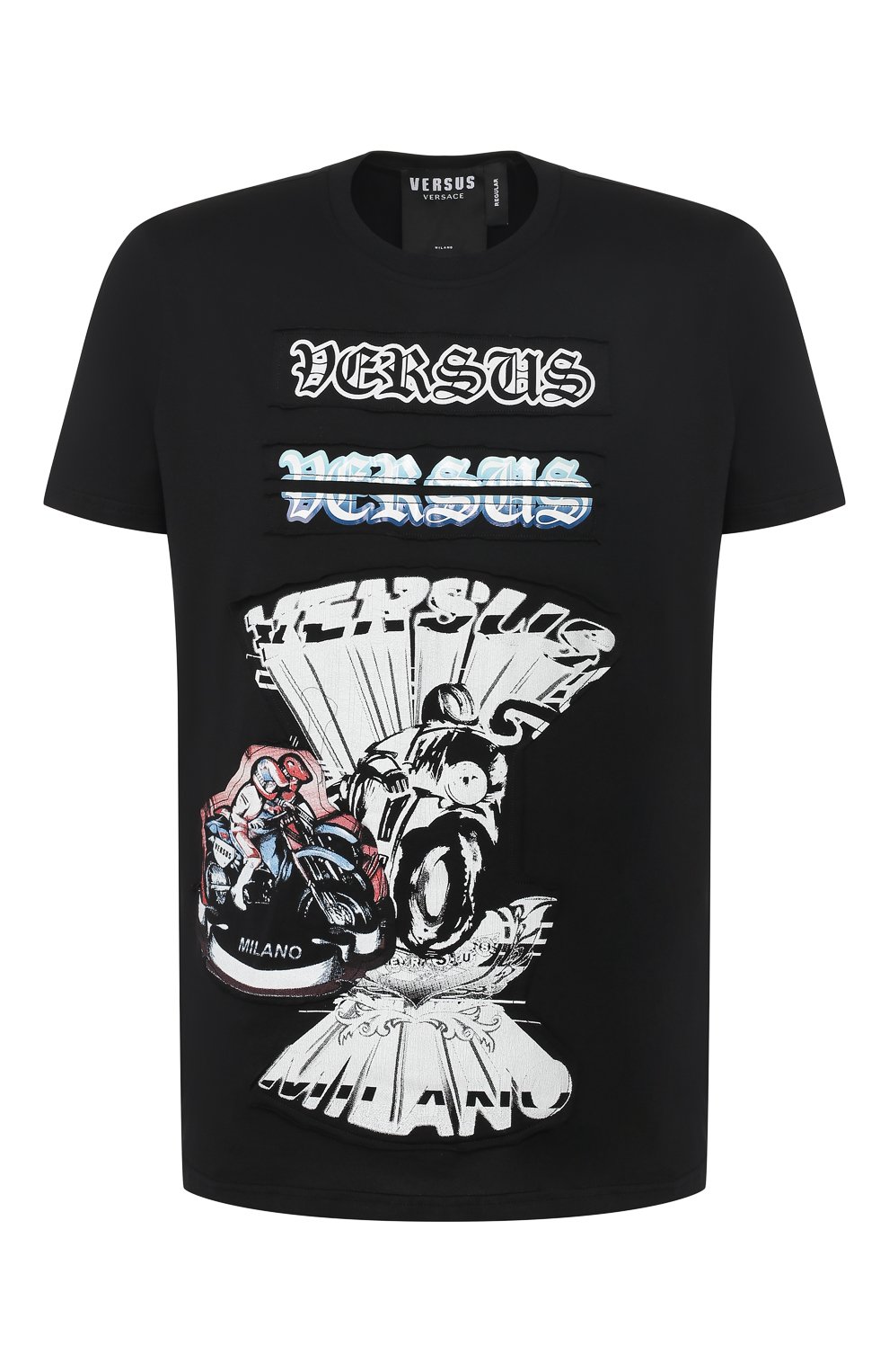 Хлопковая футболка  VERSUS VERSACE, арт. BU90760/BJ10388, фото 1