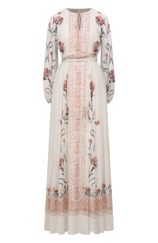 Шелковое платье Giambattista Valli 25SSSVCA5077/A8PRI Белый 25SSSVCA5077/A8PRI