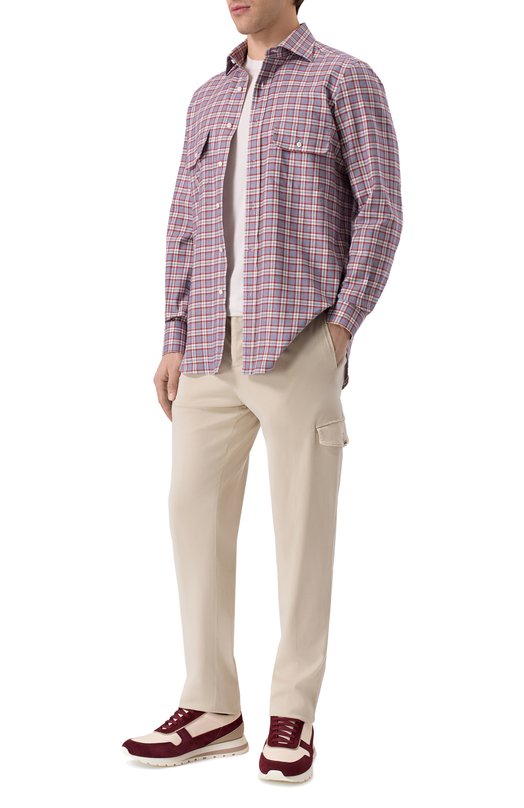 Рубашка из хлопка и кашемира MVST M0RBIDA_SP0RT/GABRIEL/SP0RT/544-C0TT0N/CASHMERE Разноцветный  M0RBIDA_SP0RT/GABRIEL/SP0RT/544-C0TT0N/CASHMERE Фото 2