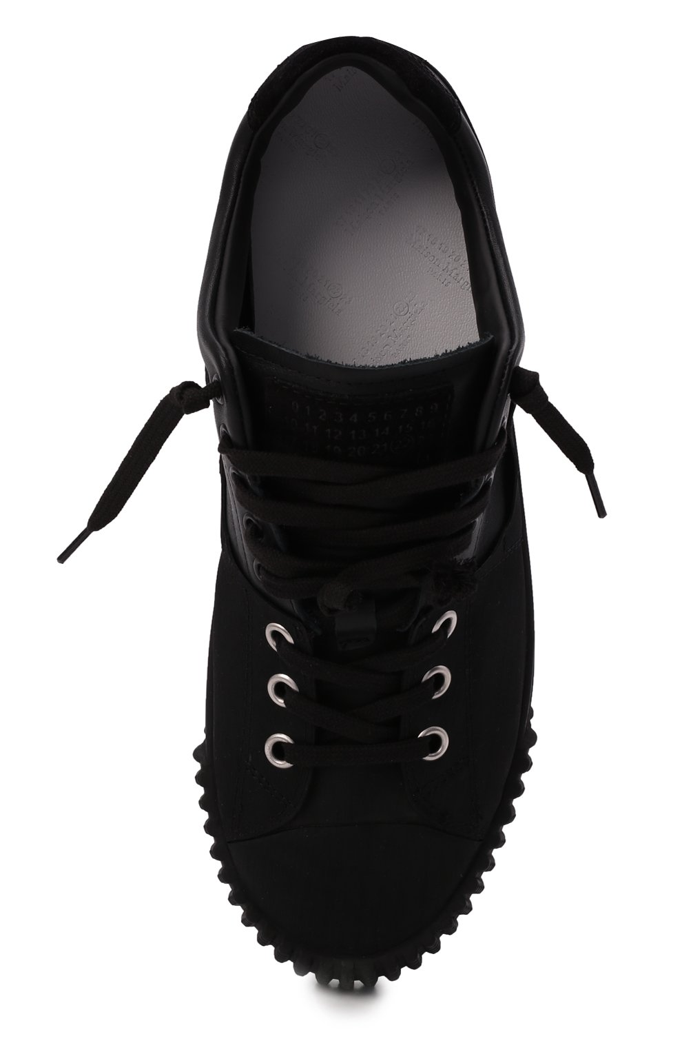 Кожаные кеды evolution MAISON MARGIELA, арт. S97WS0055/P4366, фото 6