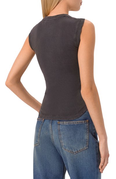 Хлопковая майка THE ATTICO, арт. 260WCN00003/JJJ025AA, фото 4