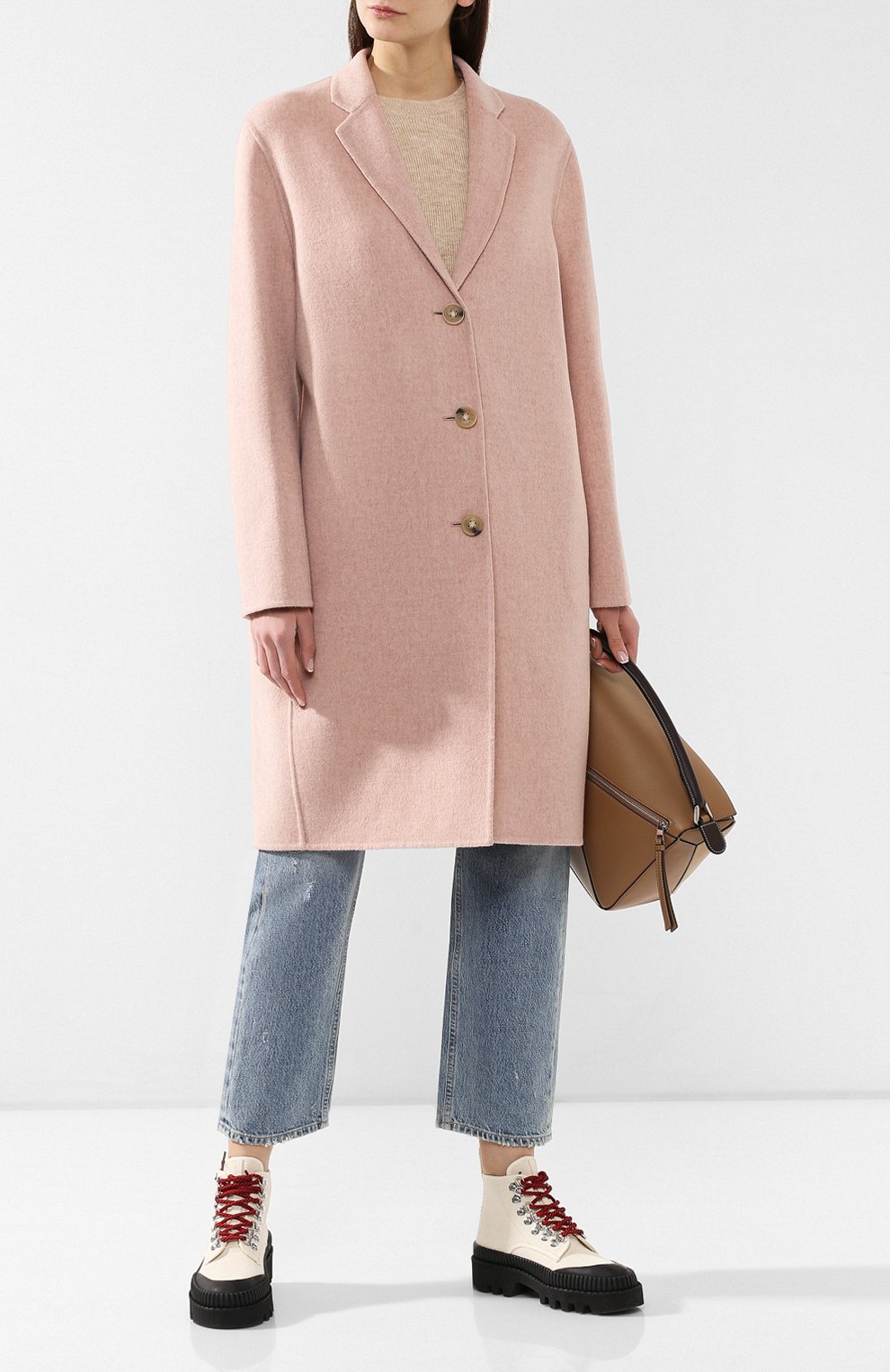 Пальто из смеси шерсти и кашемира ACNE STUDIOS, арт. A90003, фото 2