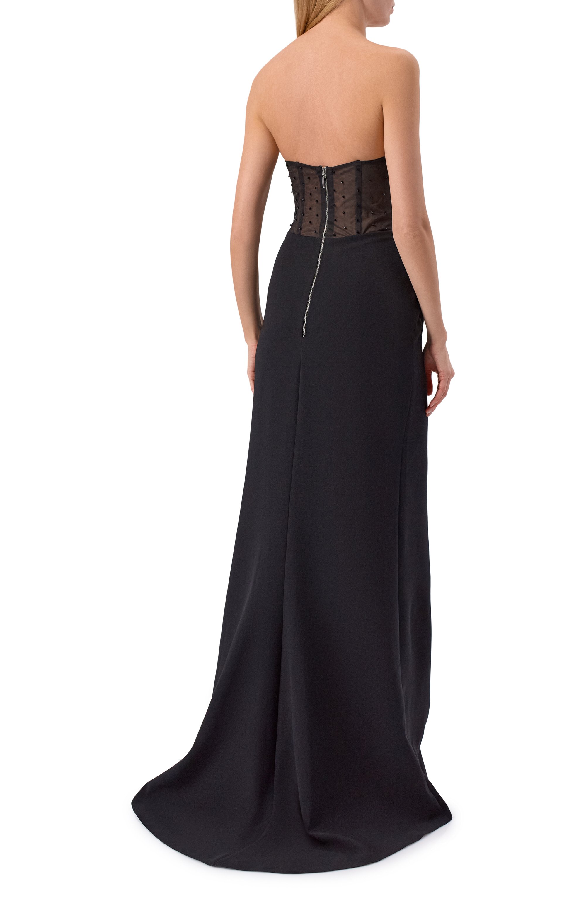 Платье с отделкой бисером SASHA KIM, арт. SK-00001847, фото 3