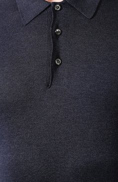 Шелковое поло ANDREA CAMPAGNA, арт. 43111/23503, фото 5