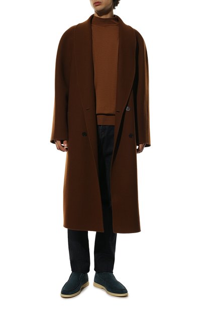 Замшевые ботинки open walk LORO PIANA, арт. FAB4368, фото 2