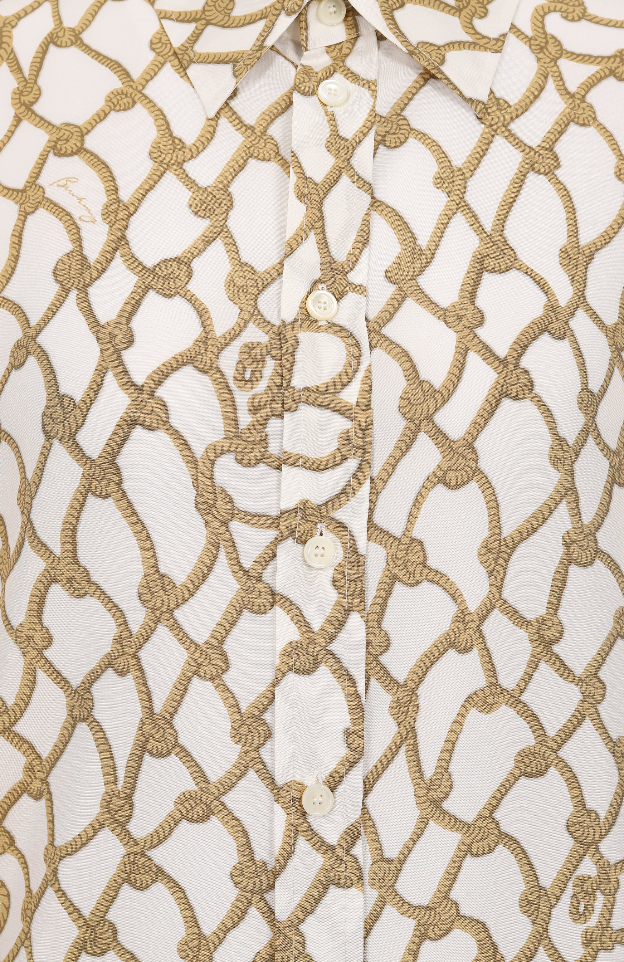 Шелковая блузка BURBERRY, арт. 8107043, фото 6