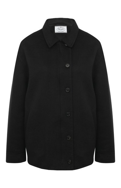 Женское шерстяное полупальто PRADA, арт. P559H-03H-F0008-192
