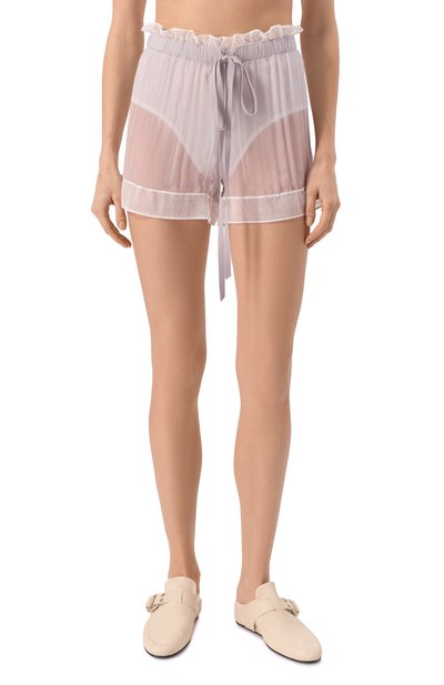Шелковые шорты ANN DEMEULEMEESTER, арт. B0012822/FA608, фото 3