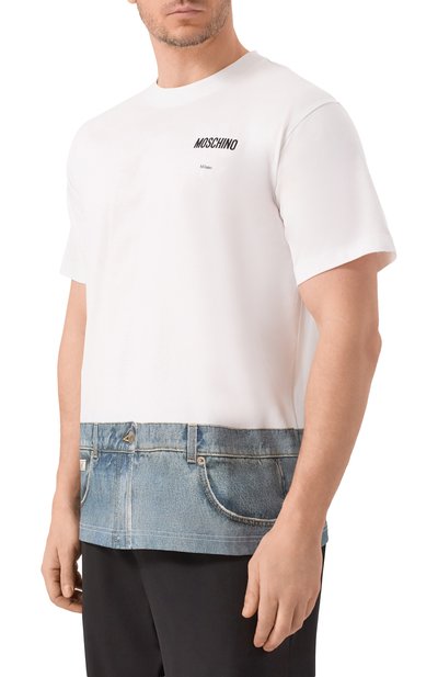 Хлопковая футболка MOSCHINO, арт. A0704/0241, фото 3