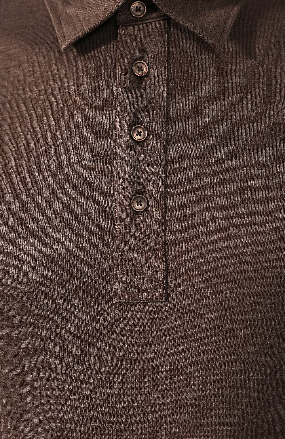 Льняное поло ZEGNA, арт. UU564/723, фото 5