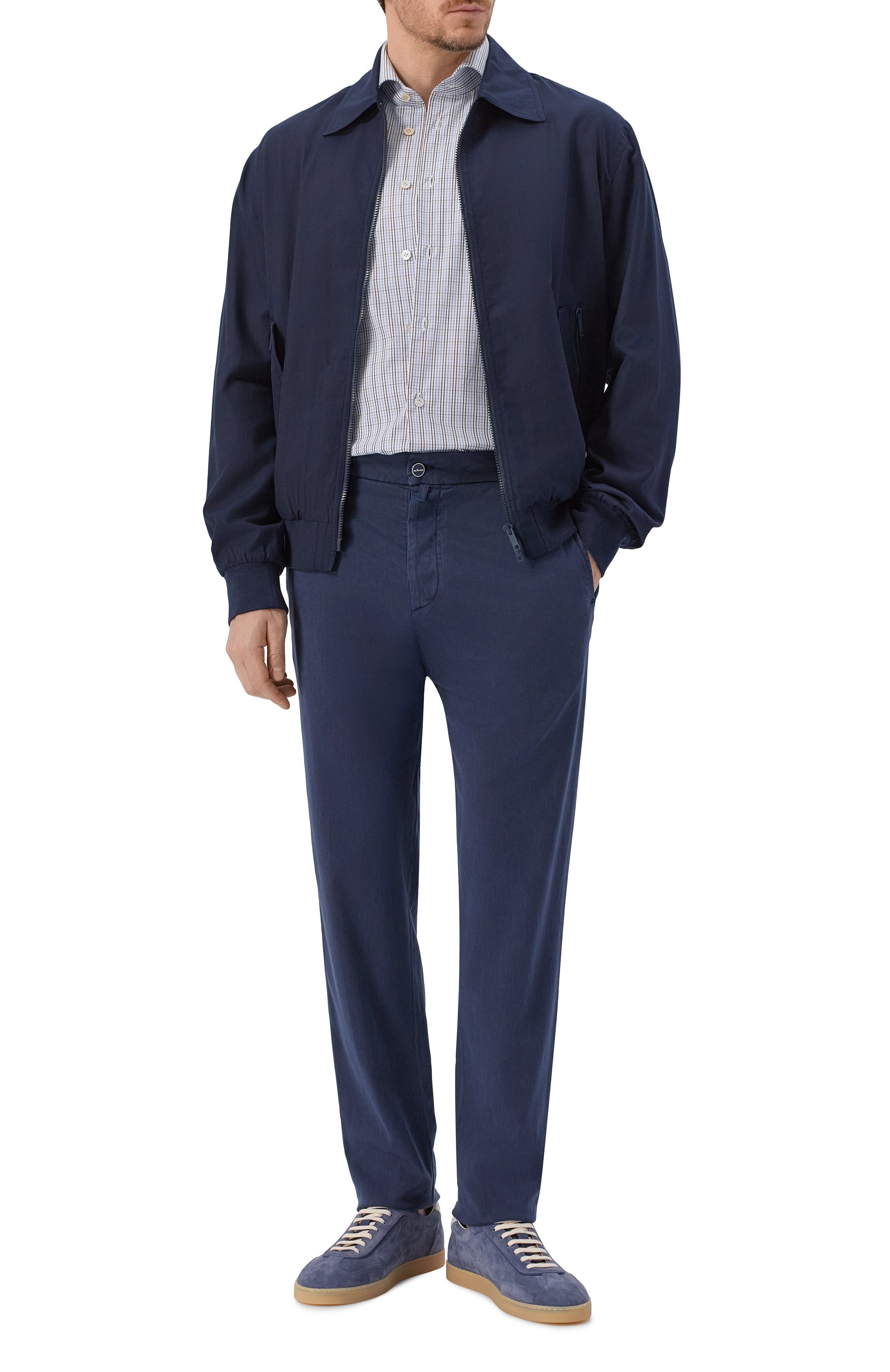 Хлопковая сорочка KITON, арт. UCCH0948223, фото 2