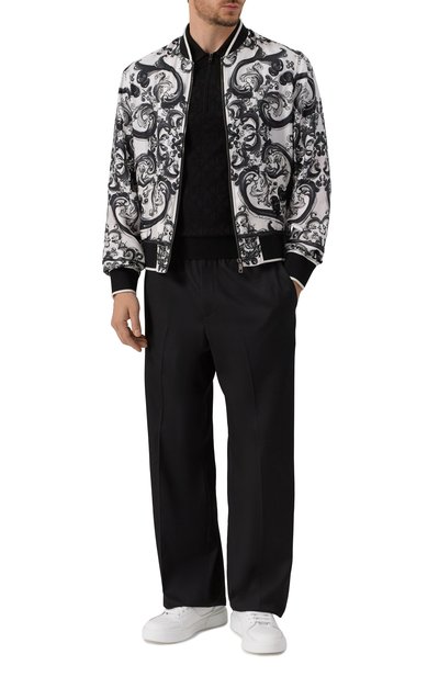 Шелковый бомбер DOLCE & GABBANA, арт. G9BLZT/HI1S6, фото 2