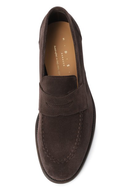 Замшевые пенни-лоферы H`D`S`N BARACCO, арт. 74406.K.5*/VIT. R0VESCIAT0, фото 5