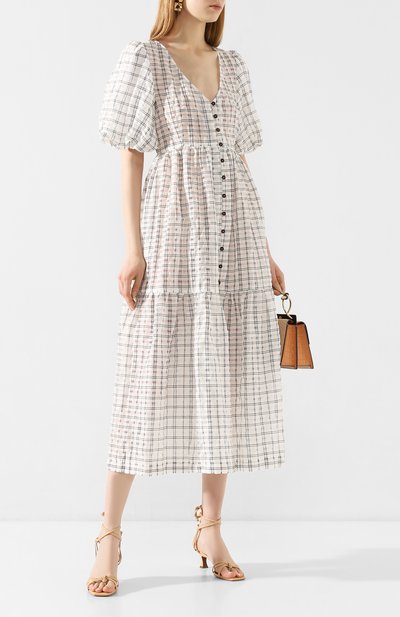 Кожаные босоножки lace 50 MANU ATELIER, арт. 2019004, фото 2