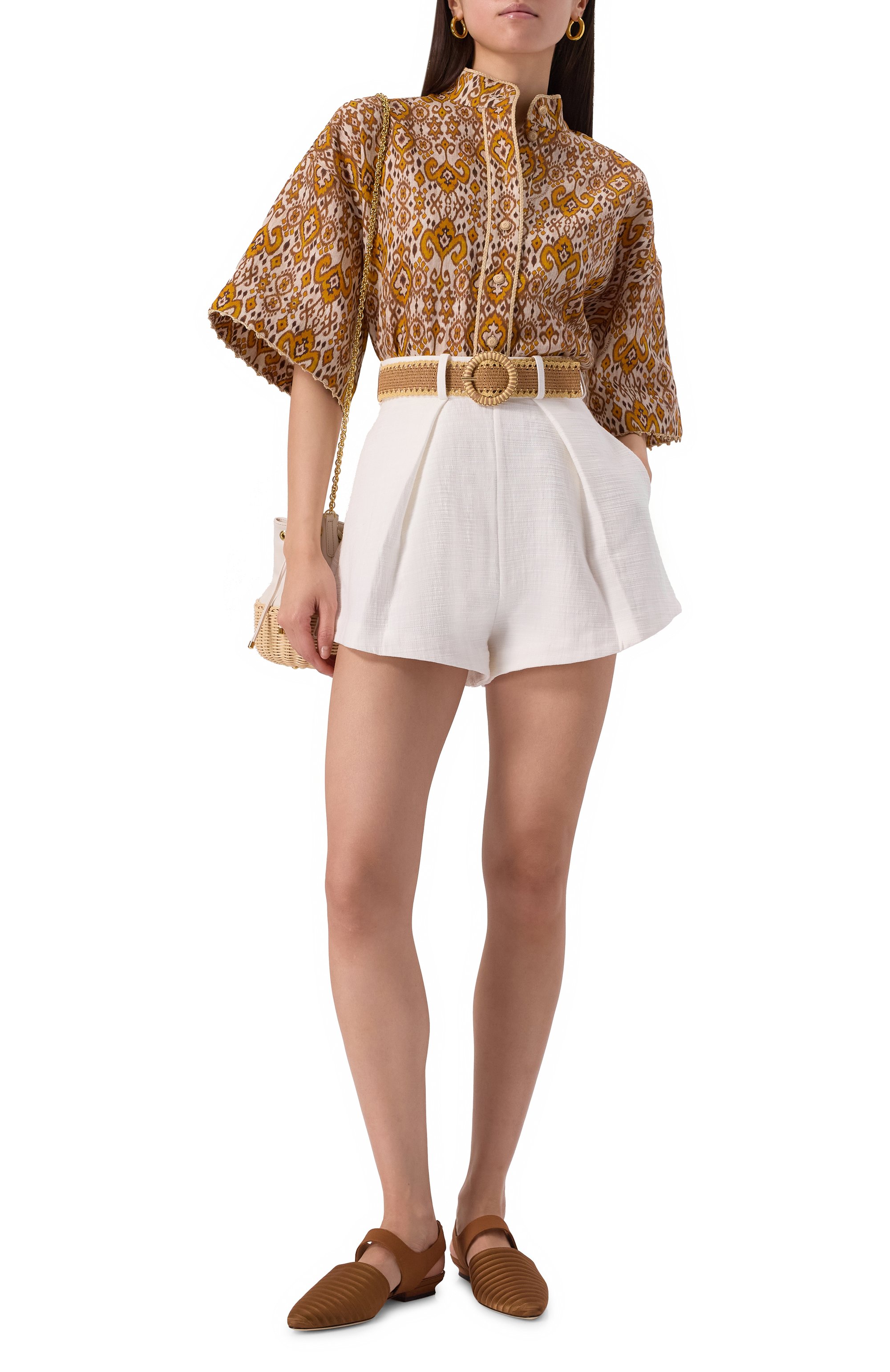 Хлопковые шорты ZIMMERMANN, арт. 1201ARS252, фото 2