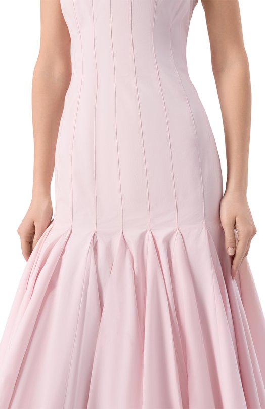 Хлопковое платье Jacquemus 25EDRW00231/AW00350 Розовый  25EDRW00231/AW00350 Фото 4