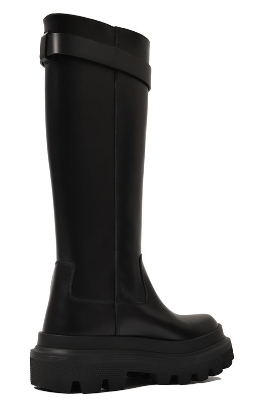 Кожаные сапоги Dolce & Gabbana CU1070/AB640 Чёрный  CU1070/AB640 Фото 5