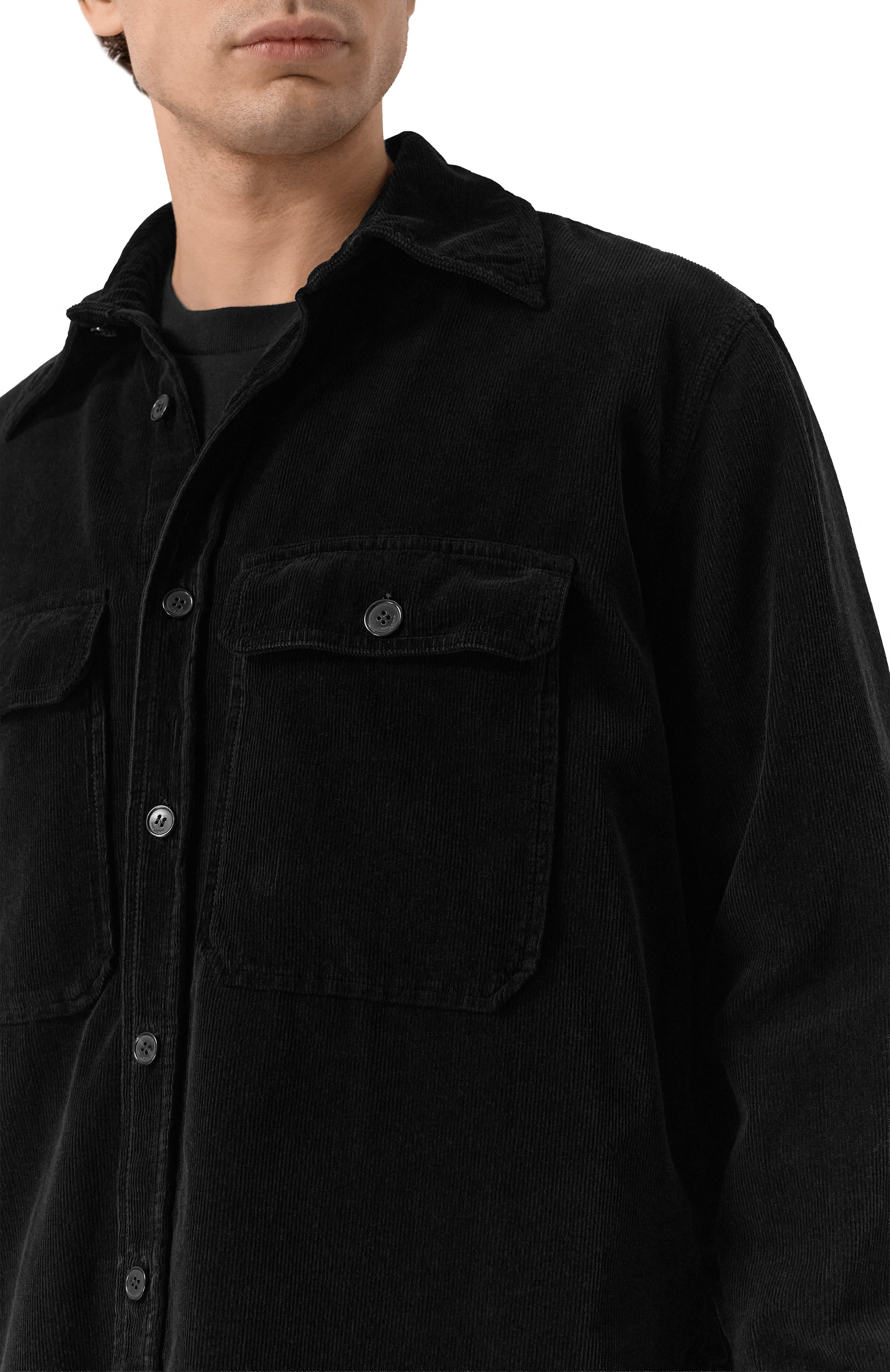 Вельветовая куртка-рубашка SAINT LAURENT, арт. 795555/Y34SA, фото 5