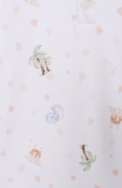 Хлопковый песочник MONNALISA молочного цвета по цене 12000 руб., арт. 22G200, фото 3 Хлопковый песочник MONNALISA, арт. 22G200, фото 3