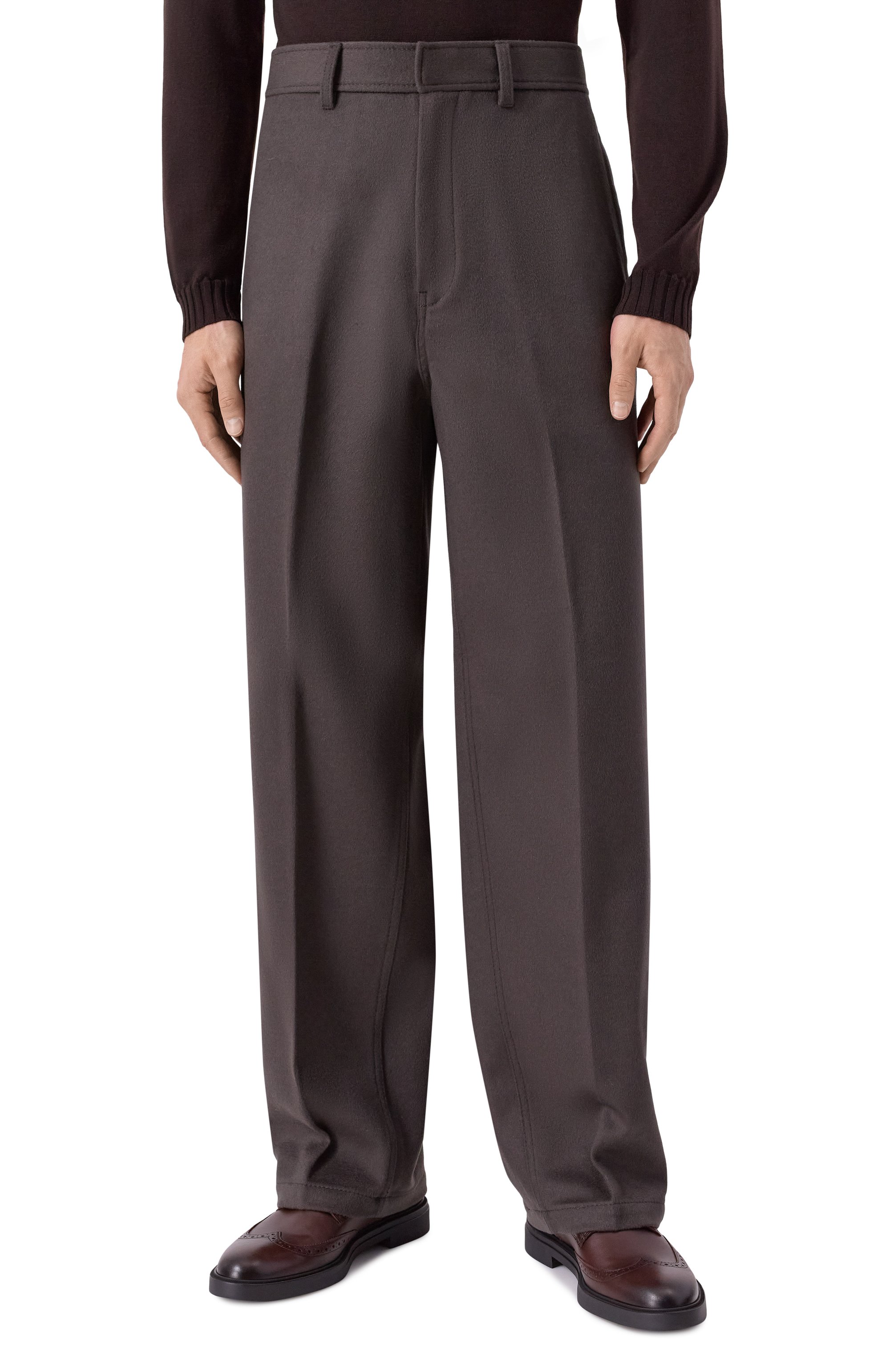 Брюки из шерсти и кашемира EMPORIO ARMANI, арт. EM001378/AF14740, фото 3