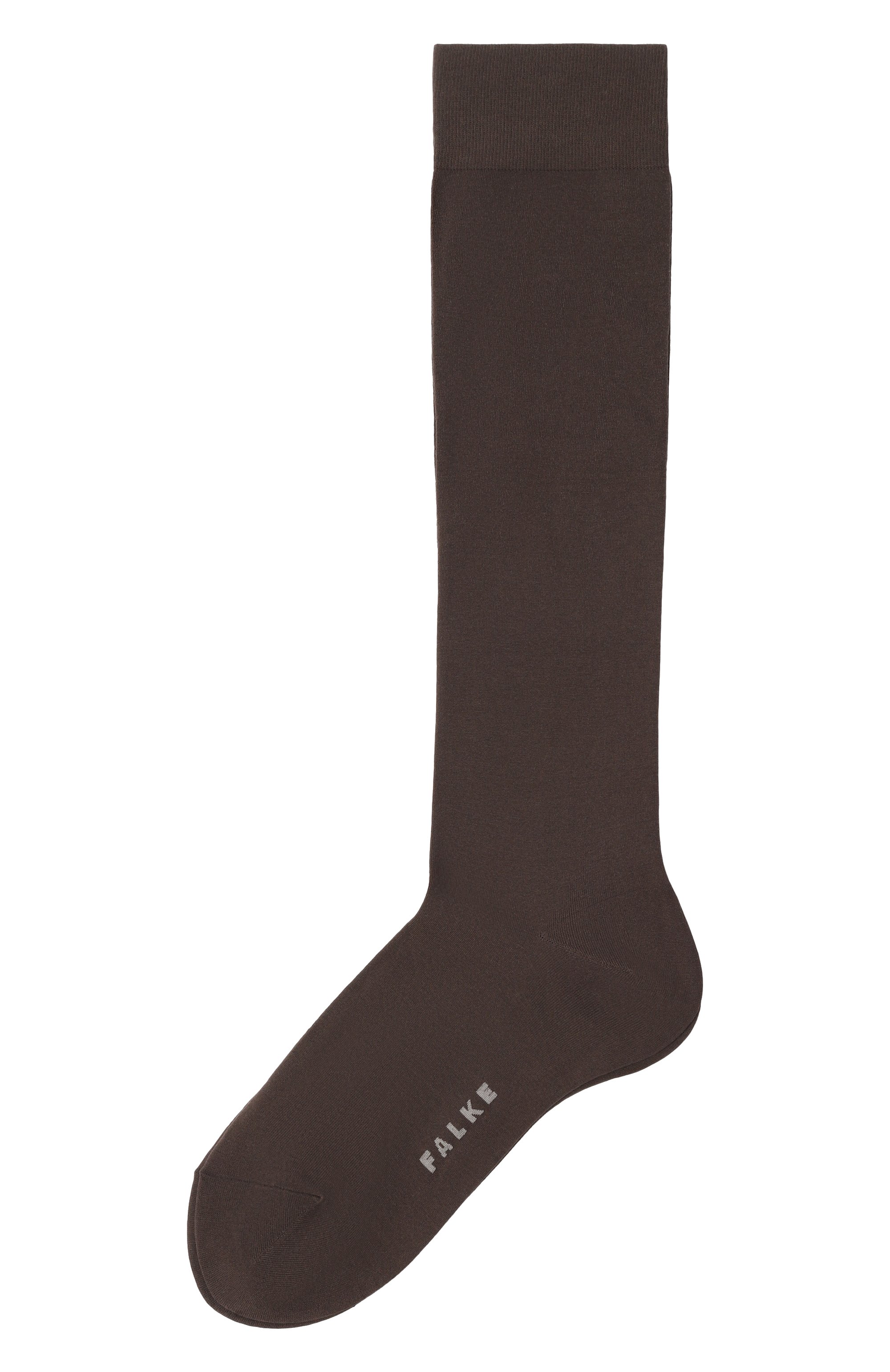 Хлопковые гольфы FALKE коричневого цвета по цене 3590 руб., арт. 46605, фото 1 Хлопковые гольфы FALKE, арт. 46605, фото 1