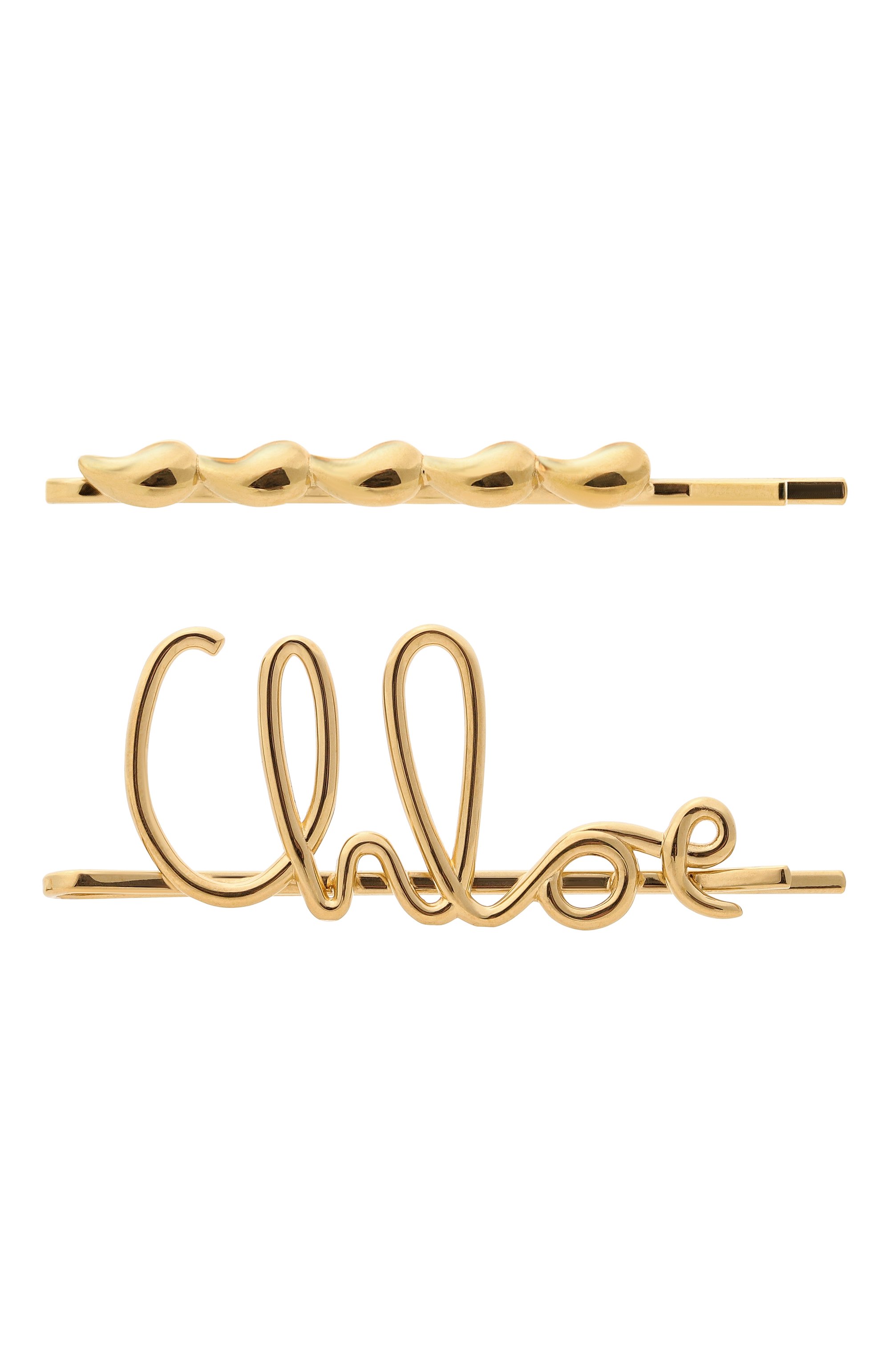 Комплект из двух заколок для волос CHLOÉ, арт. CHC24WFT43CB79DCTU, фото 1
