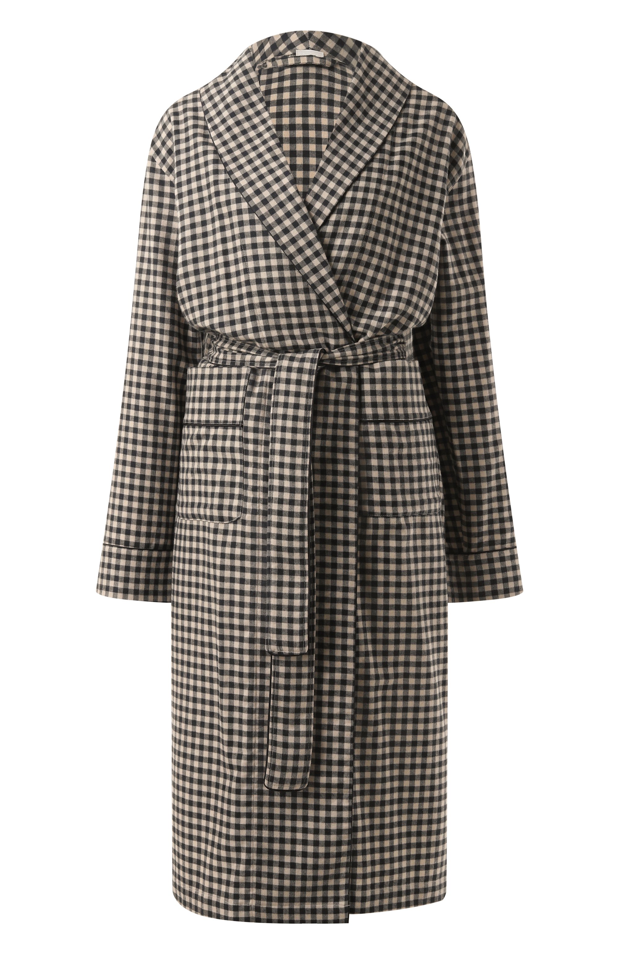 Халат из хлопка и шерсти ZIMMERLI, арт. 4600-13200, фото 1