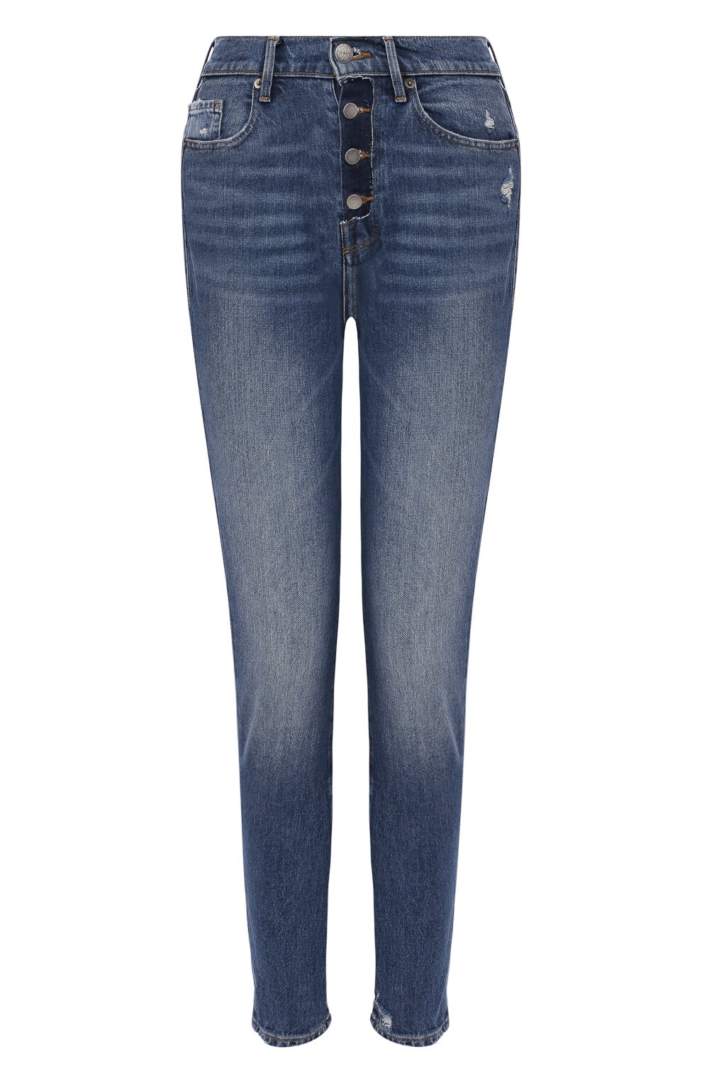 Джинсы FRAME DENIM синего цвета по цене 24400 руб., арт. L0JSK439, фото 1 Джинсы FRAME DENIM, арт. L0JSK439, фото 1