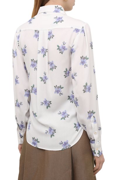 Рубашка ISABEL MARANT светло-голубого цвета по цене 47500 руб., арт. HT2051-21P020I/BEDRISSA, фото 4 Рубашка ISABEL MARANT, арт. HT2051-21P020I/BEDRISSA, фото 4