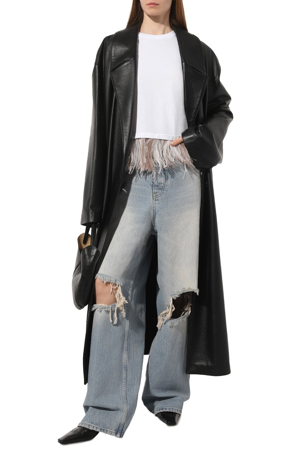 Хлопковая футболка SIMONETTA RAVIZZA белого цвета по цене 47500 руб., арт. S04TP32T602/128, фото 2 Хлопковая футболка SIMONETTA RAVIZZA, арт. S04TP32T602/128, фото 2