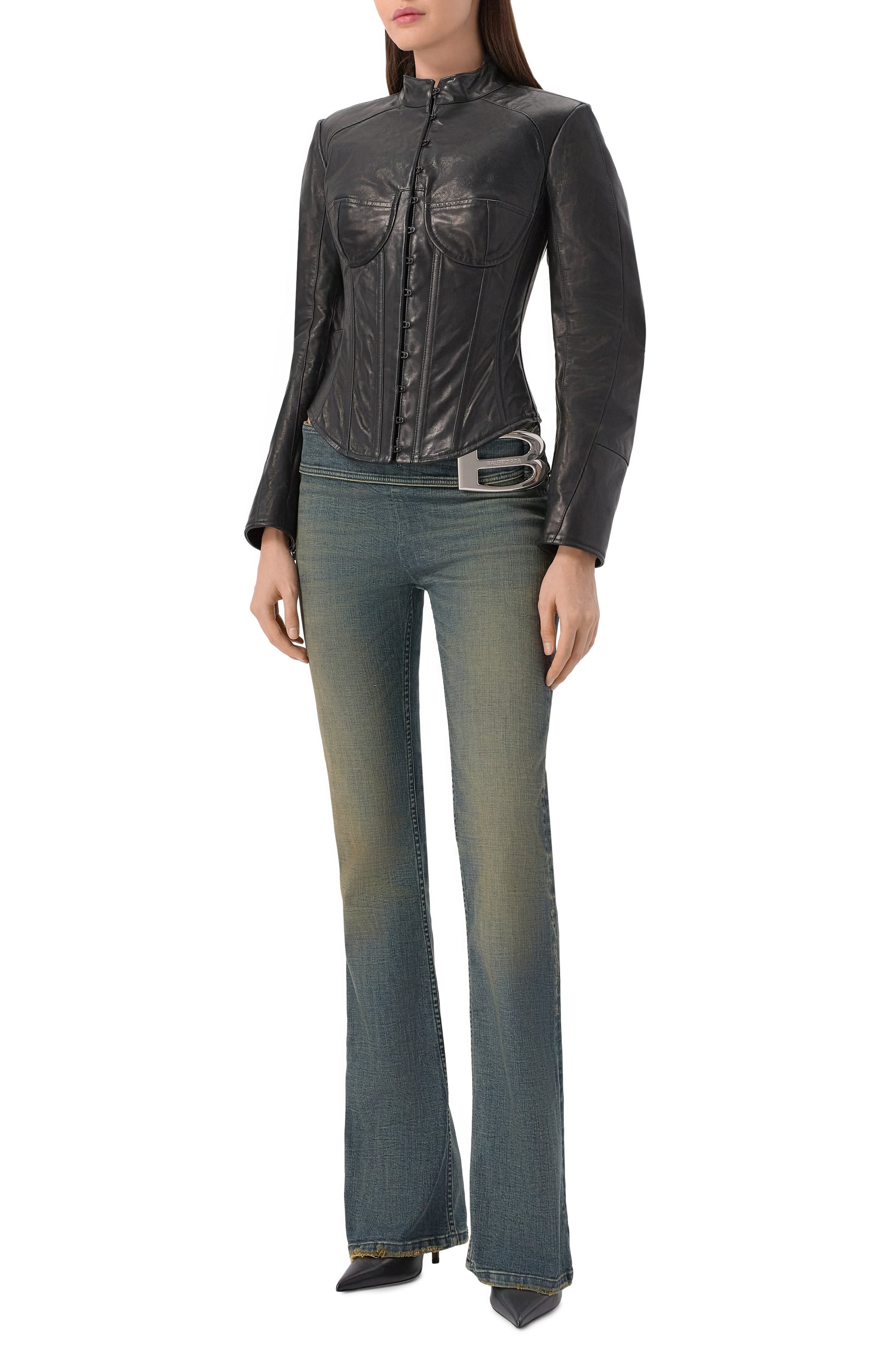 Кожаная куртка BALENCIAGA, арт. 850491/T0S17, фото 2