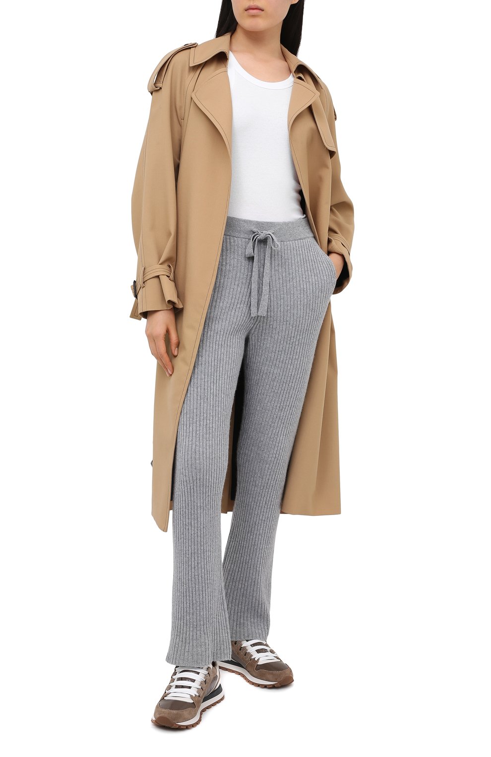 Брюки из шерсти и кашемира DOROTHEE SCHUMACHER, арт. 910408/DEC0NSTRUCTED L00K, фото 3